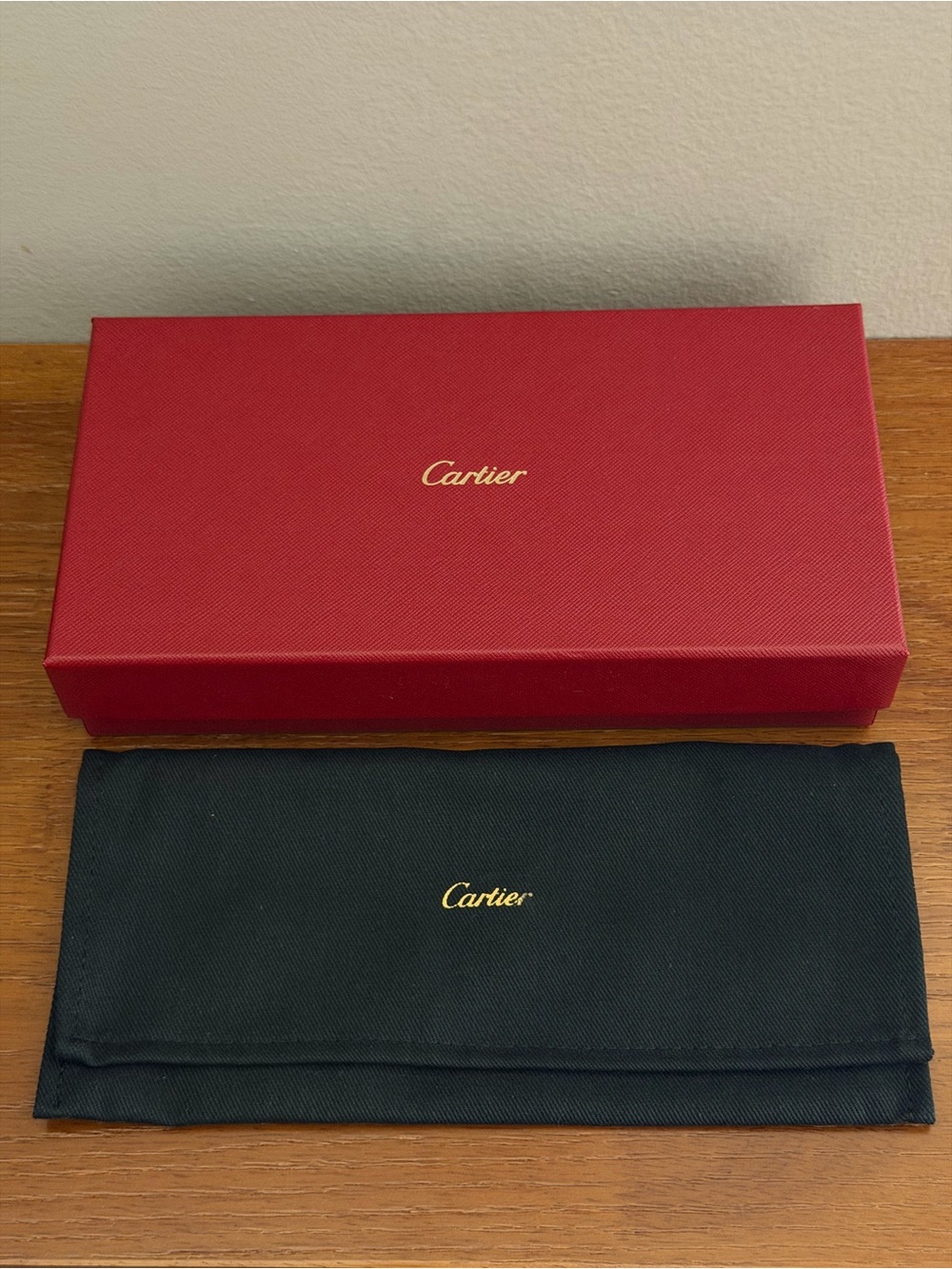 Cartier Red Box And Pouch